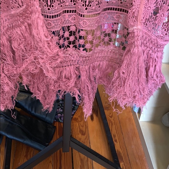 Dusty Rose Kimono - Picture 4 of 7